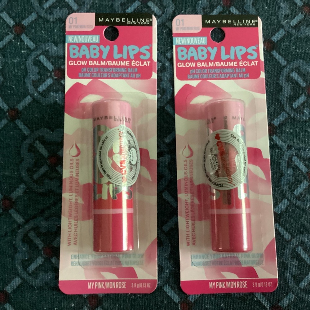 Maybelline New York Baby Lips Glow Balm 01 My Pink/Mon Rose 3.9g/0.13oz